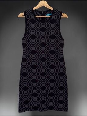ALICE + OLIVIA Merino Wool Sleeveless Sweater Dress Patterned Women’s Size Small